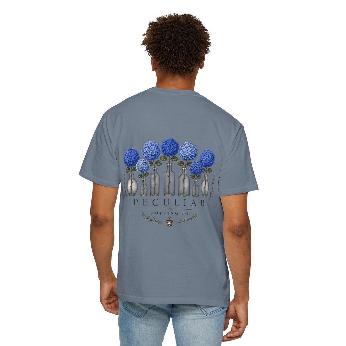 Blue Hydrangea—Rooted & Blooming Collection Graphic Tee