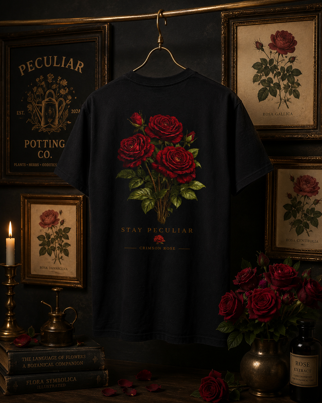 Crimson Rose — Graphic Tee