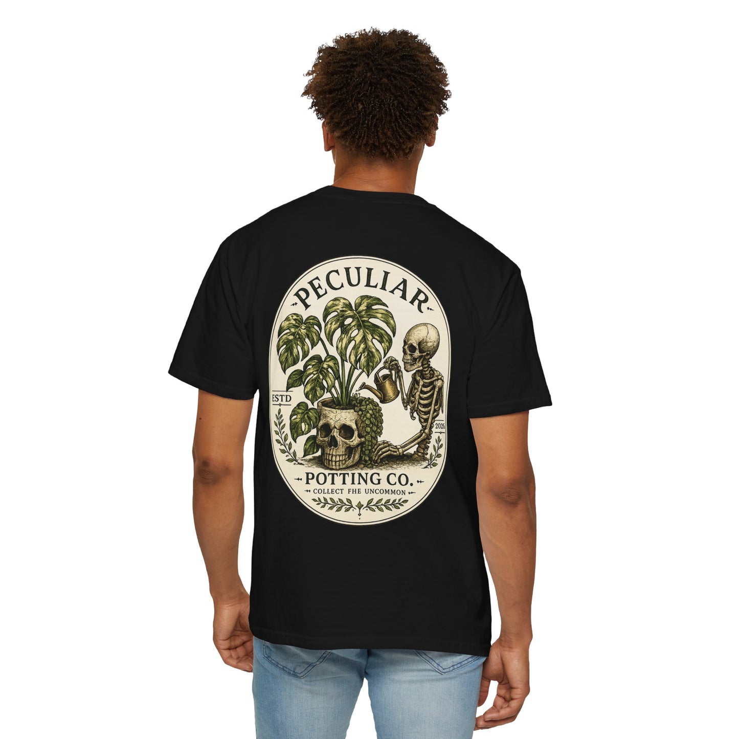 Peculiar Potting Co. Skeleton & Monstera T-Shirt