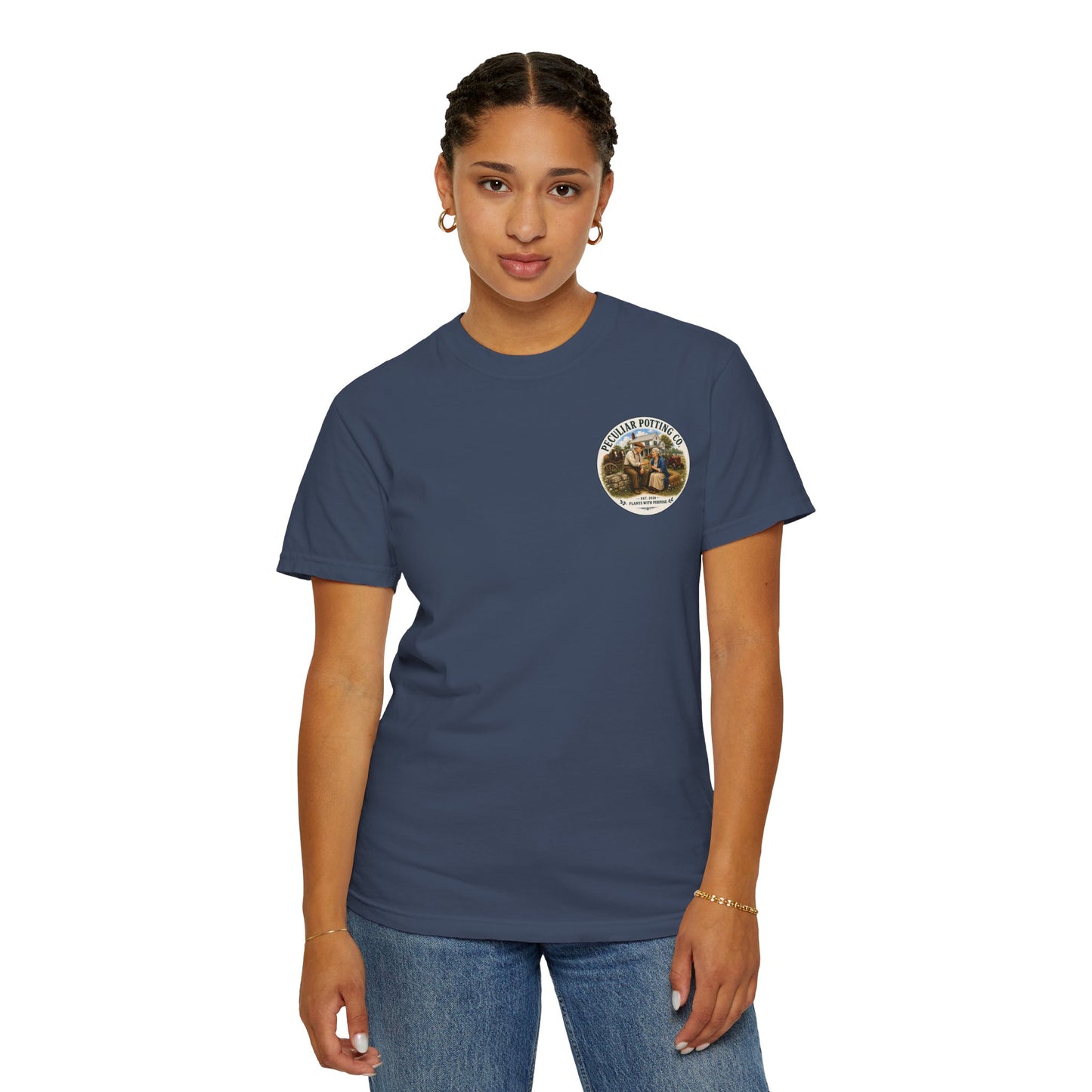 Peculiar Potting Co. T-Shirt — Vintage Gardeners "Plants With Purpose" Tee