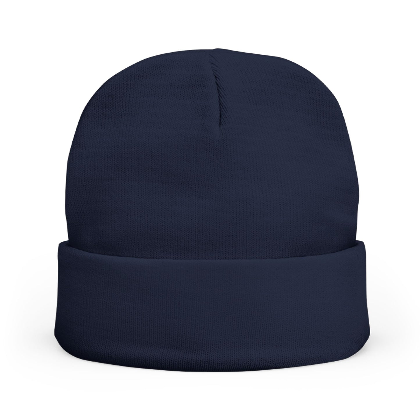 Embroidered Skull & Monstera Knit Beanie — Embroidered