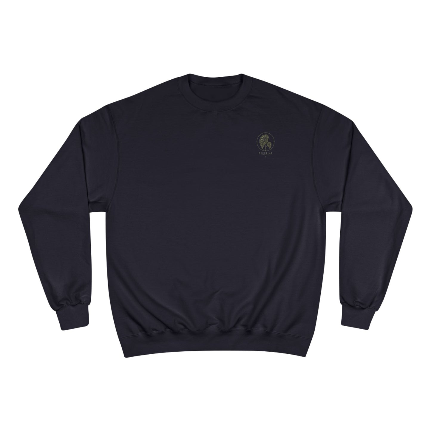 Plant Goddess Crewneck Sweatshirt — Vintage Botanical "Peculiar" Backprint