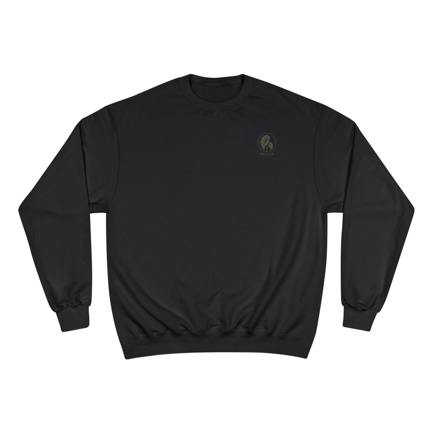 Plant Goddess Crewneck Sweatshirt — Vintage Botanical "Peculiar" Backprint