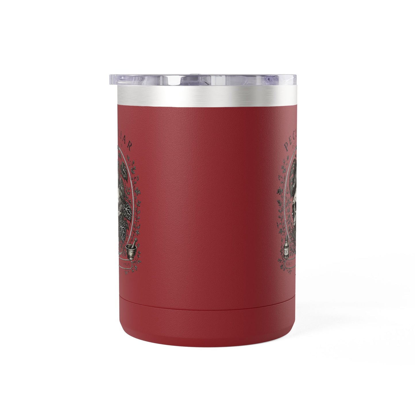 Peculiar Botanica Skull 15oz Travel Mug Tumbler
