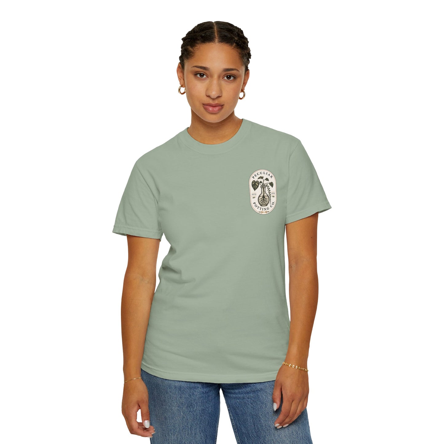 Blue Hydrangea—Rooted & Blooming Collection Graphic Tee