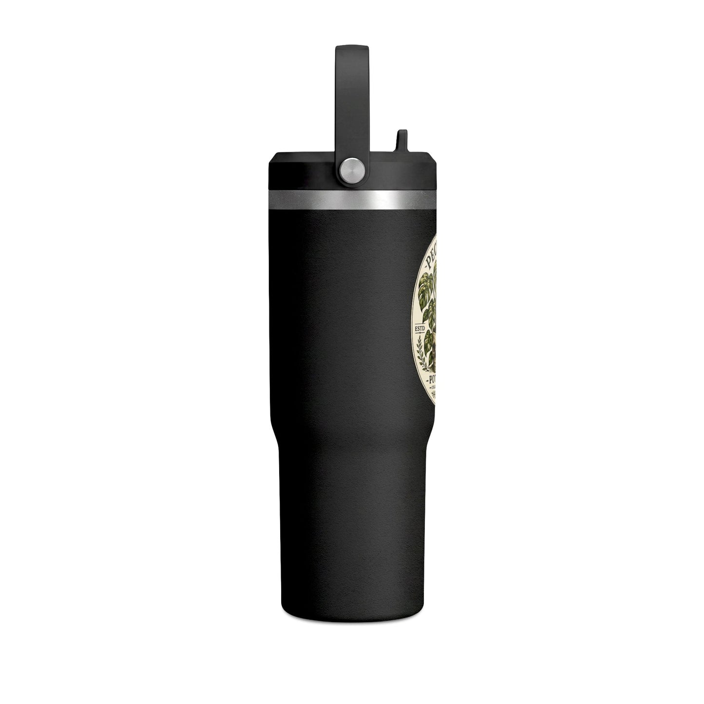 Peculiar Potting Co. 32oz Nomad Tumbler — Vintage Botanical Travel Mug
