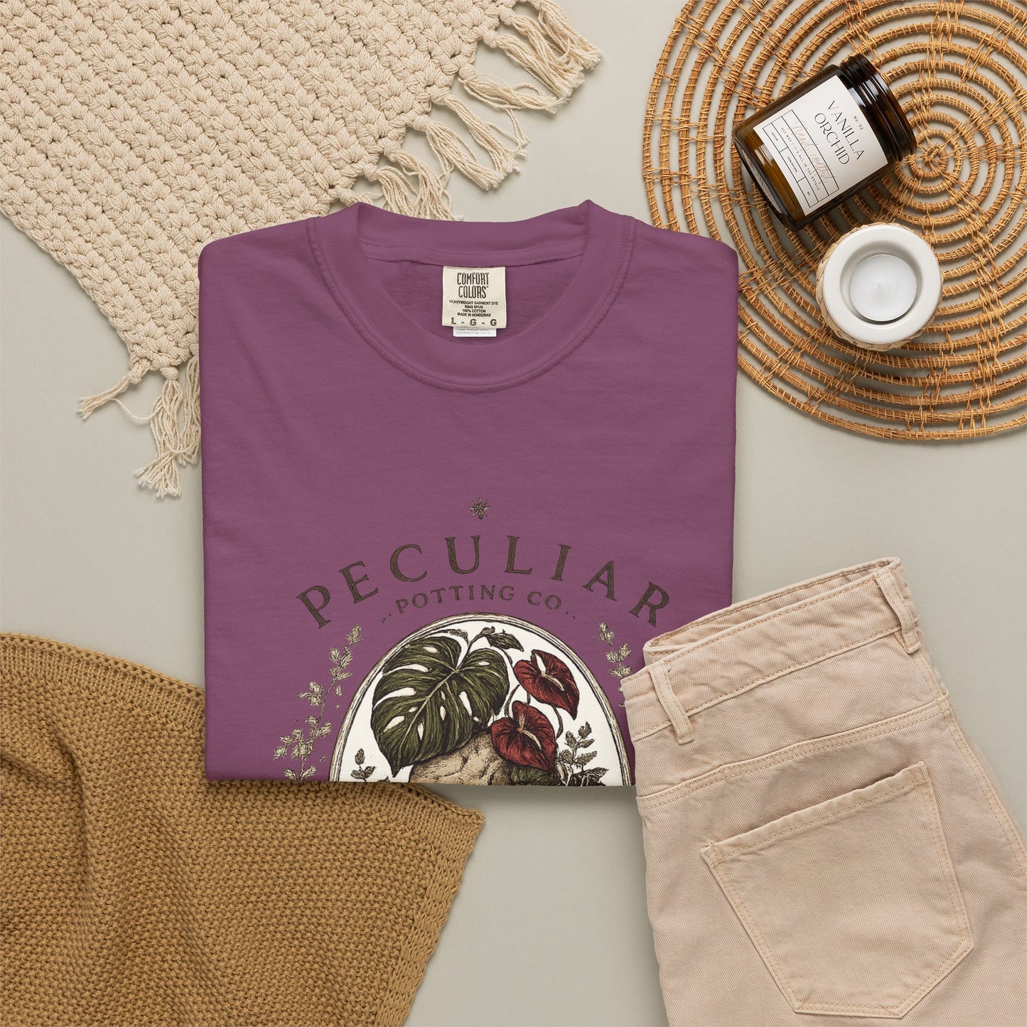 Peculiar Potting Co. 'Roots and Propagation' T-Shirt — Botanical Skull Tee