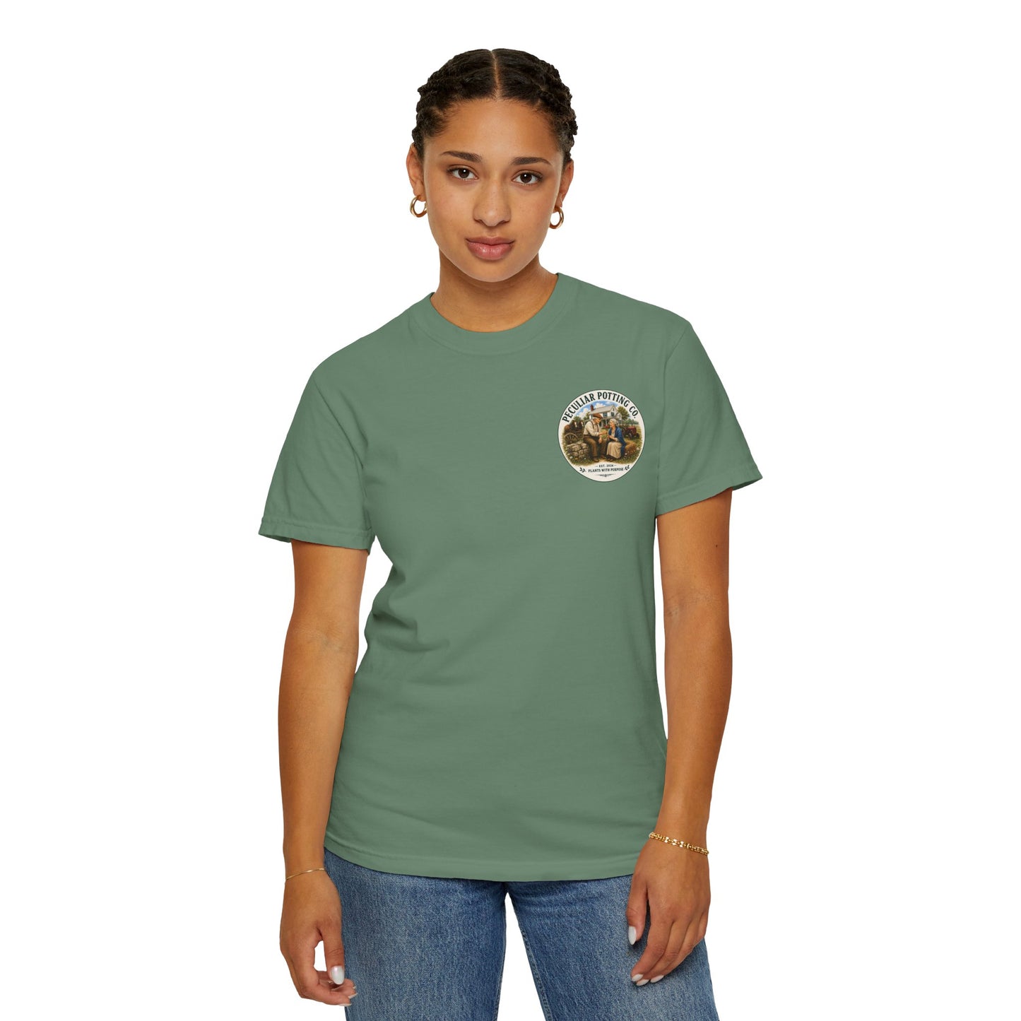 Peculiar Potting Co. T-Shirt — Vintage Gardeners "Plants With Purpose" Tee