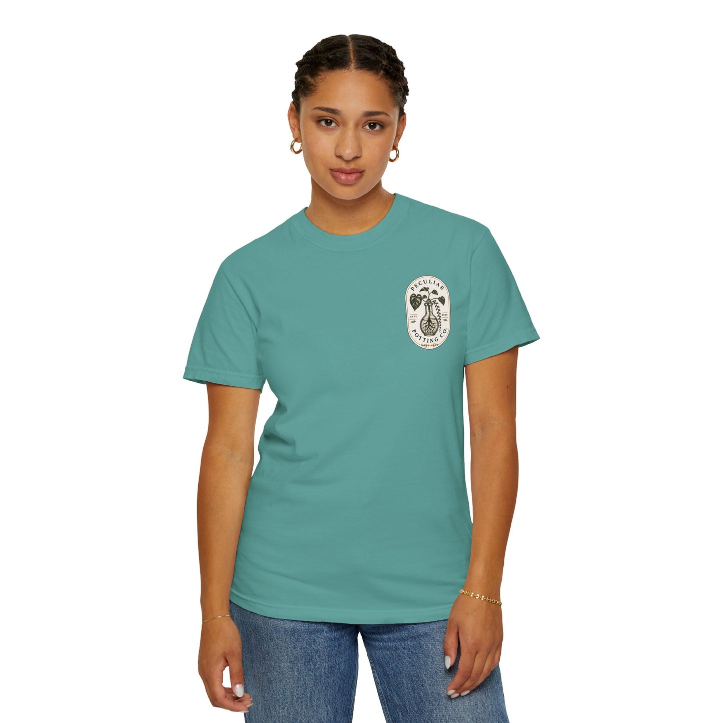 Blue Hydrangea—Rooted & Blooming Collection Graphic Tee