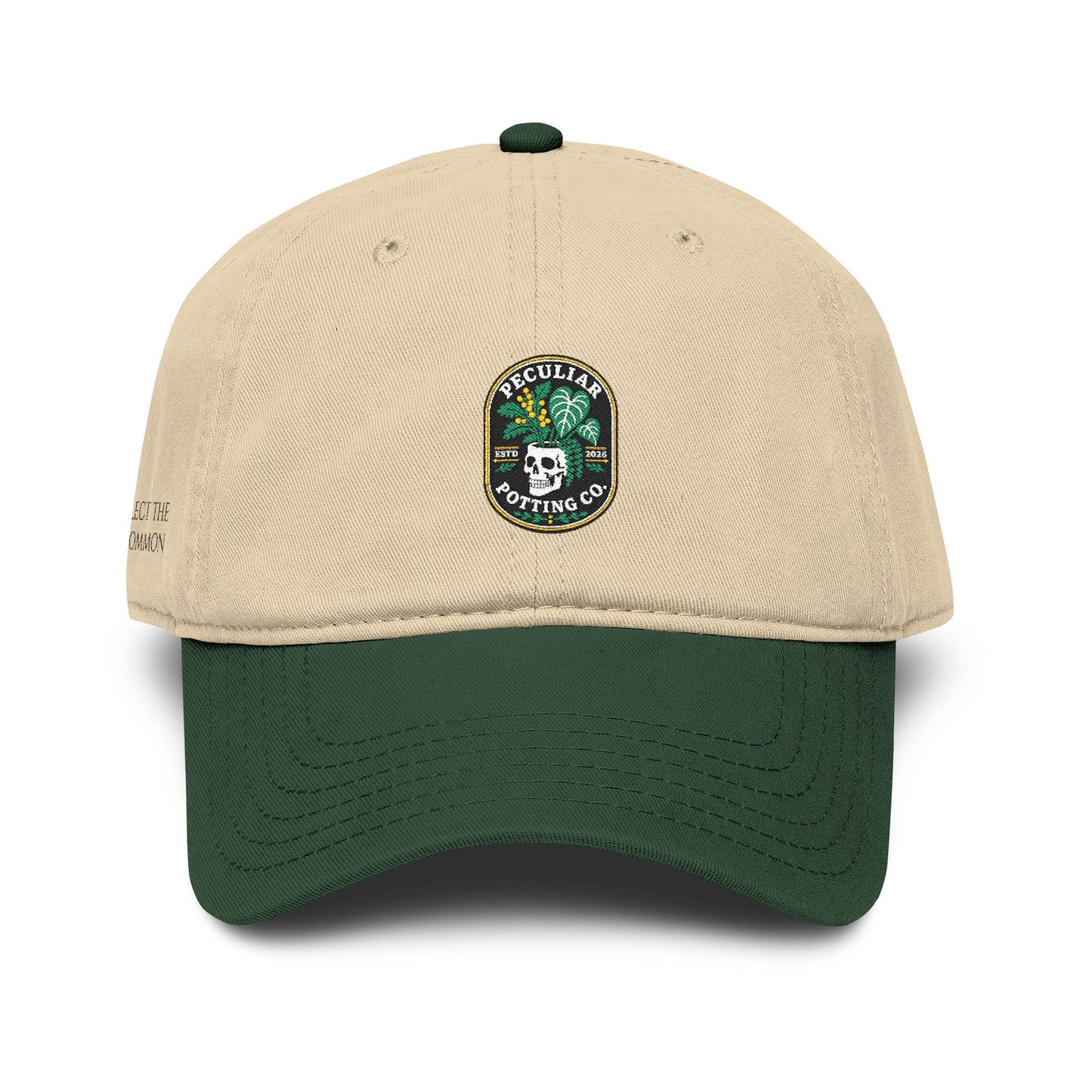 Washed Peculiar Potting Co. "COLLECT THE UNCOMMON" Dad Cap