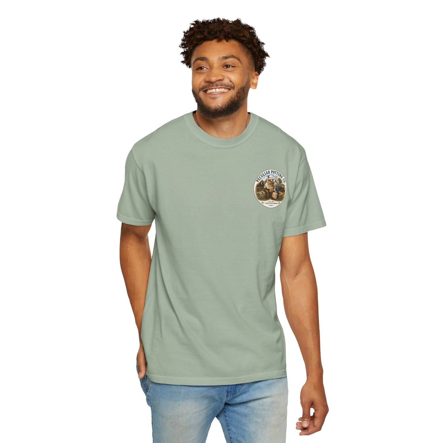 Peculiar Potting Co. T-Shirt — Vintage Gardeners "Plants With Purpose" Tee