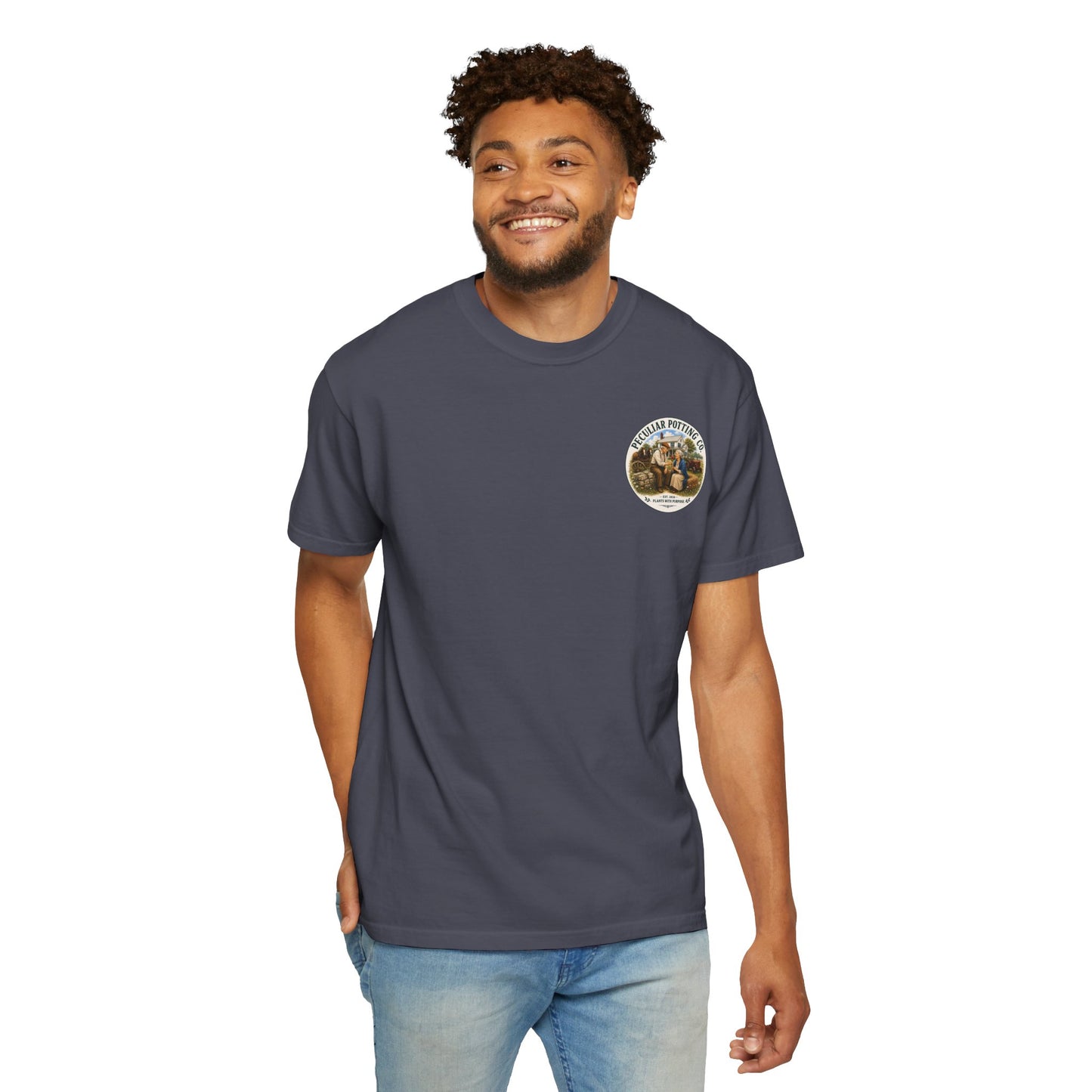 Peculiar Potting Co. T-Shirt — Vintage Gardeners "Plants With Purpose" Tee