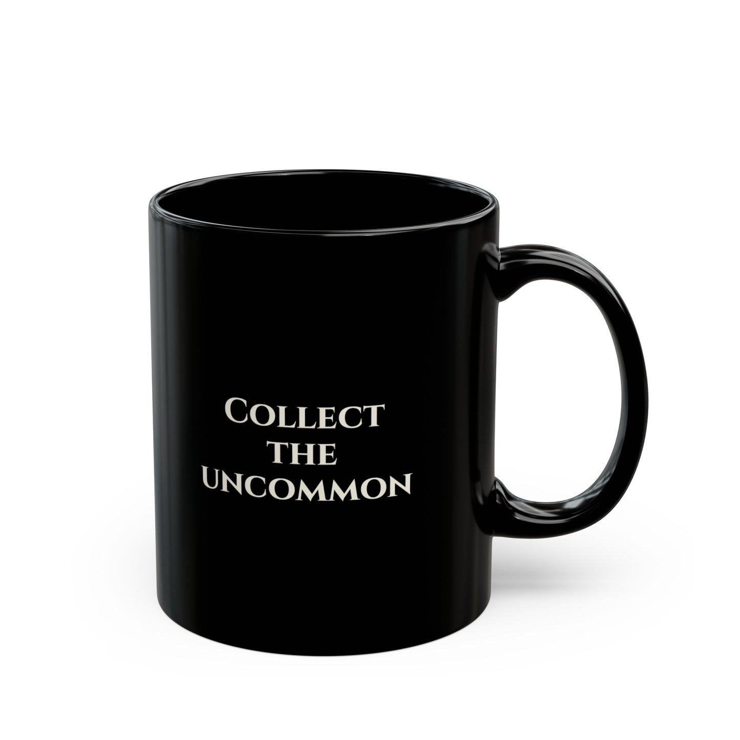 Collect the Uncommon Black Mug – Monstera Skeleton Coffee Cup (11oz, 15oz)
