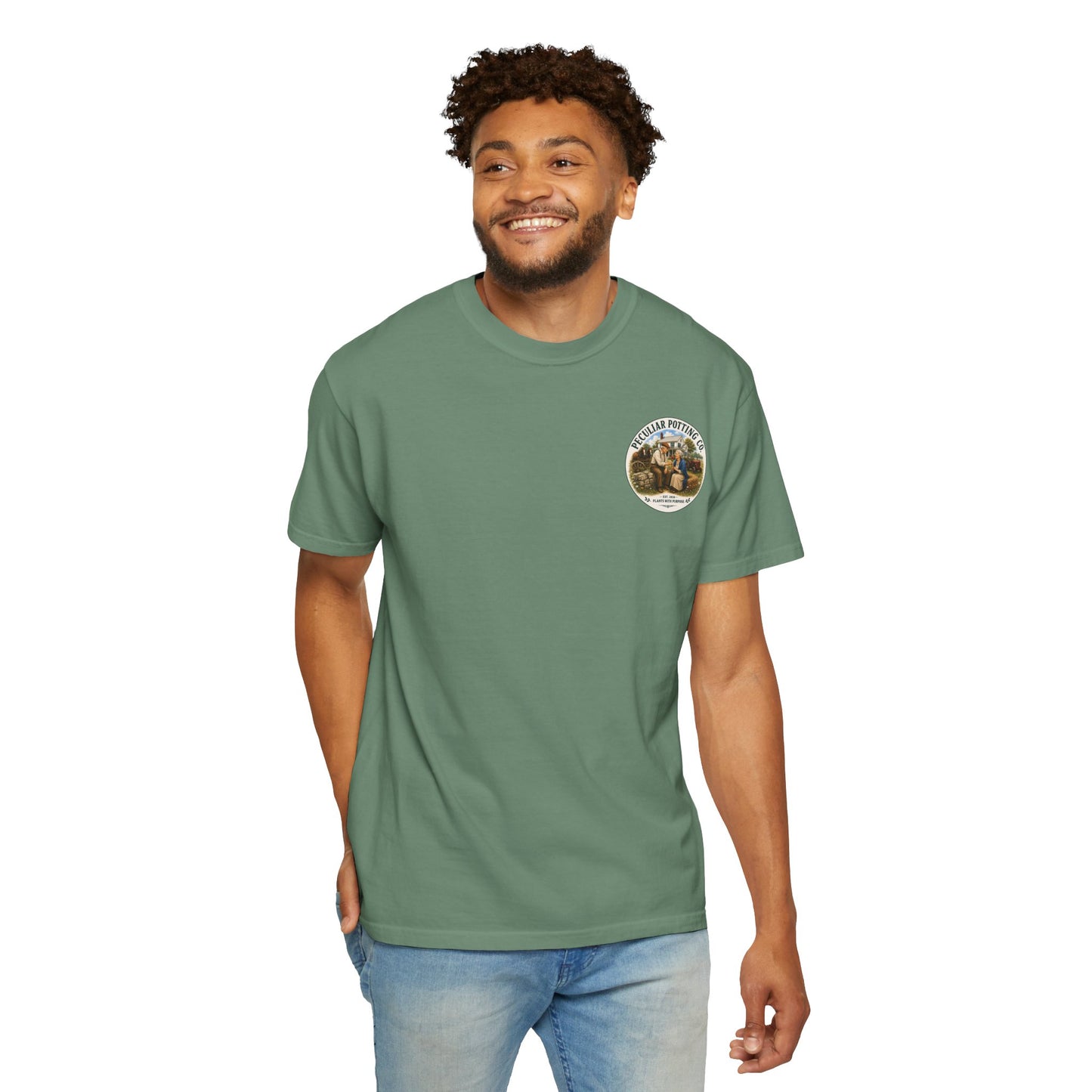 Peculiar Potting Co. T-Shirt — Vintage Gardeners "Plants With Purpose" Tee