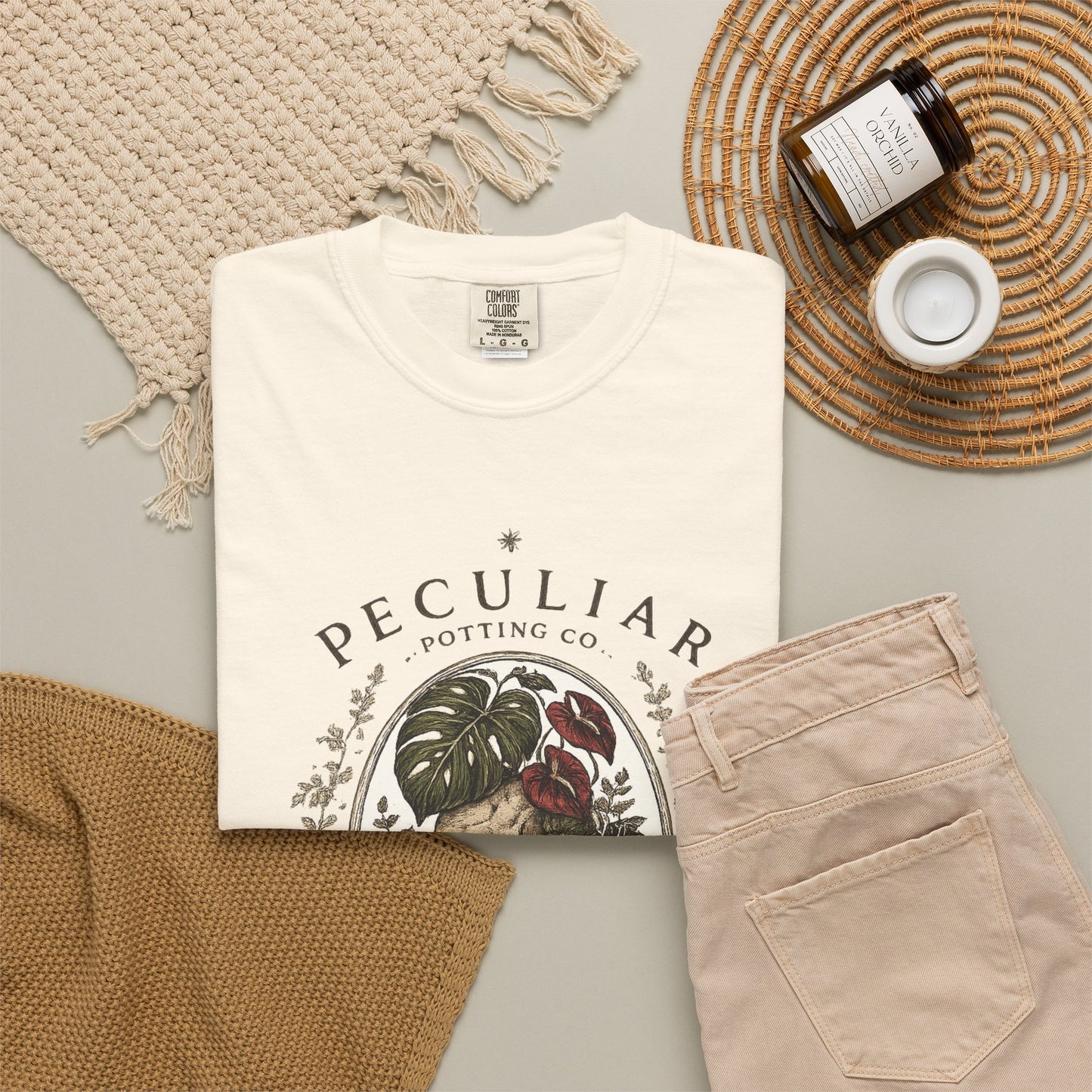 Peculiar Potting Co. 'Roots and Propagation' T-Shirt — Botanical Skull Tee