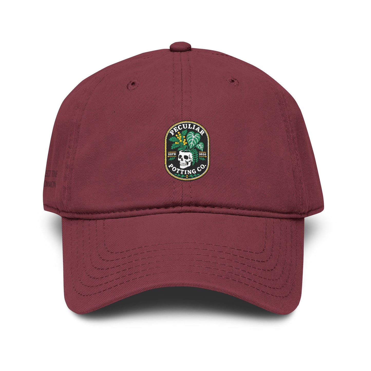 Washed Peculiar Potting Co. "COLLECT THE UNCOMMON" Dad Cap