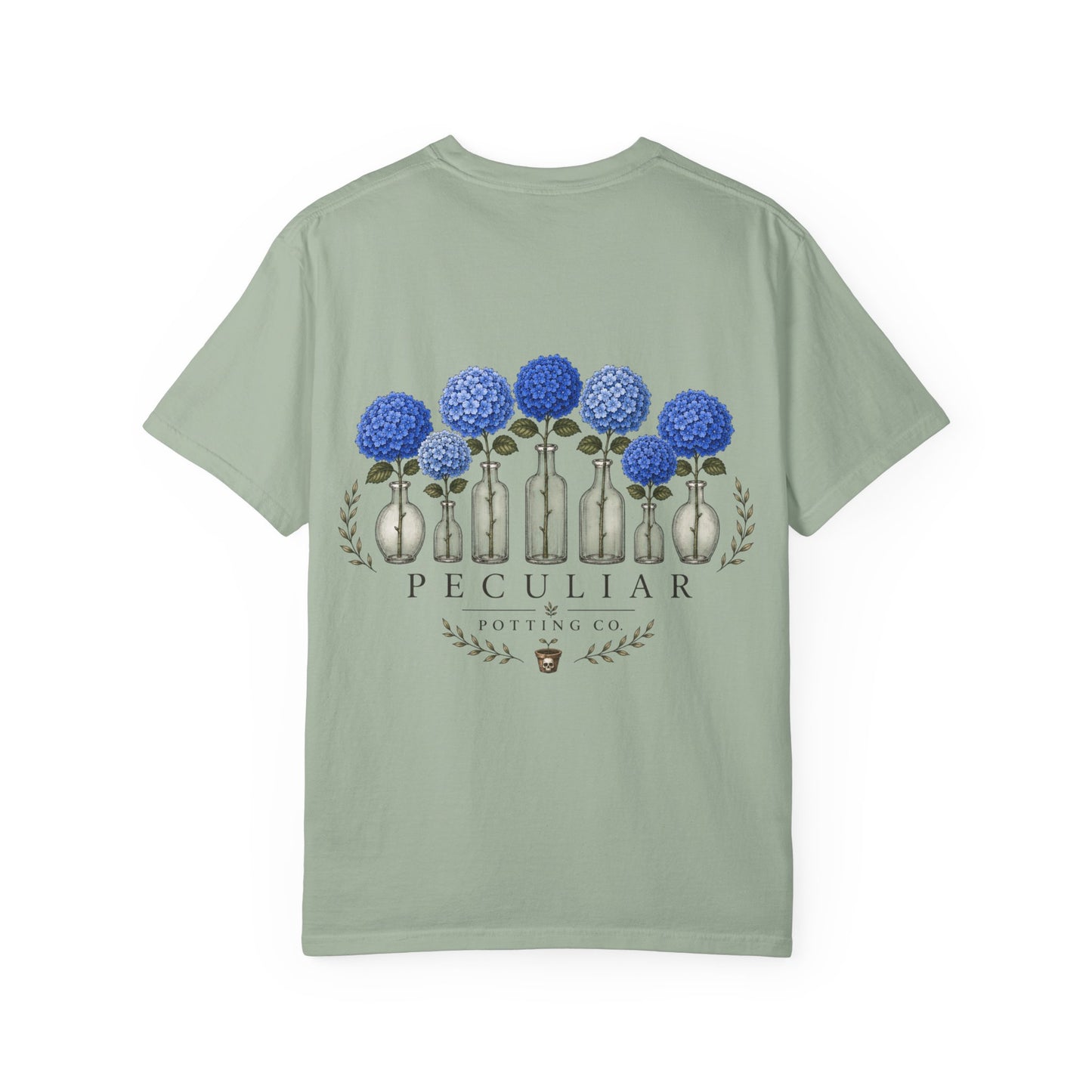 Blue Hydrangea—Rooted & Blooming Collection Graphic Tee