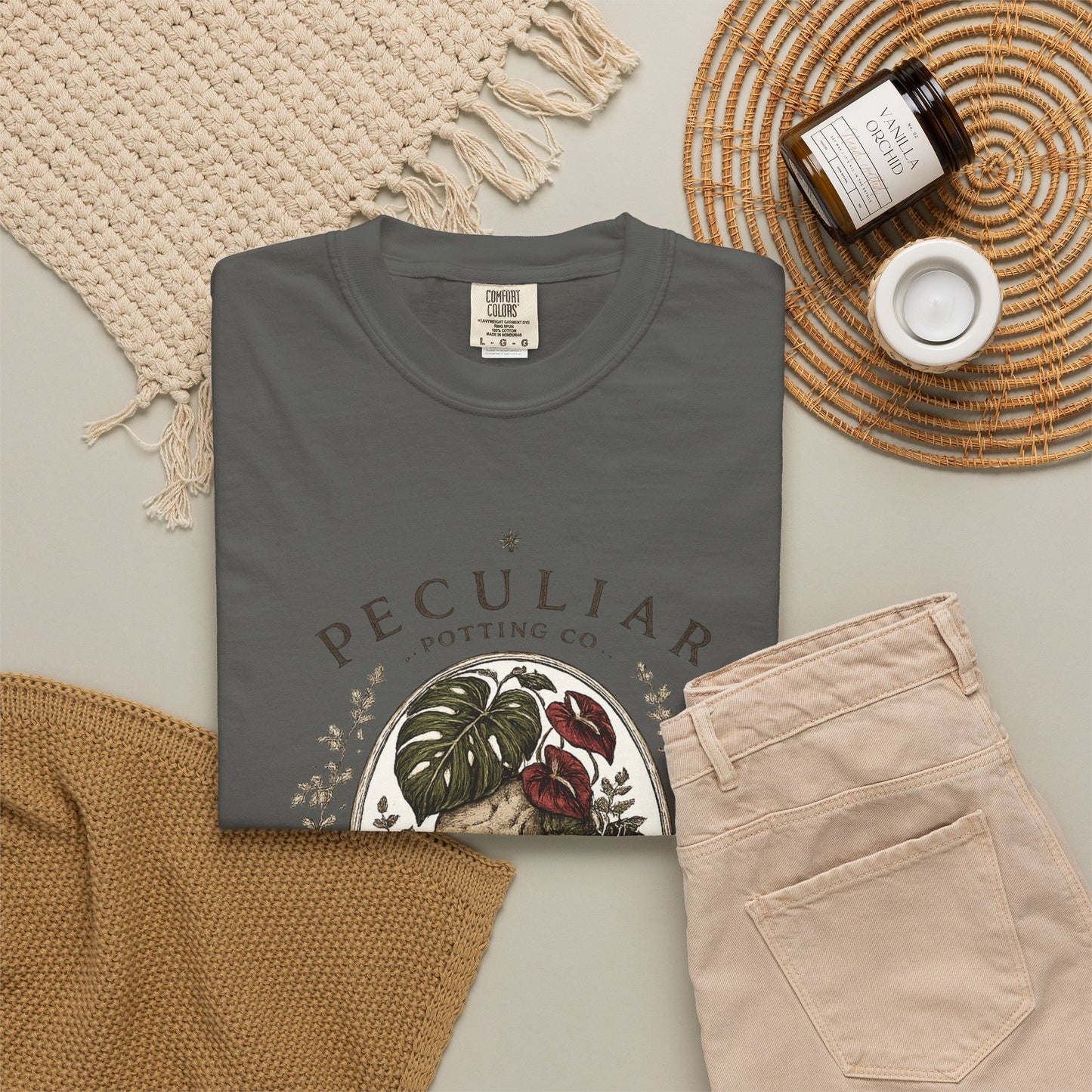 Peculiar Potting Co. 'Roots and Propagation' T-Shirt — Botanical Skull Tee