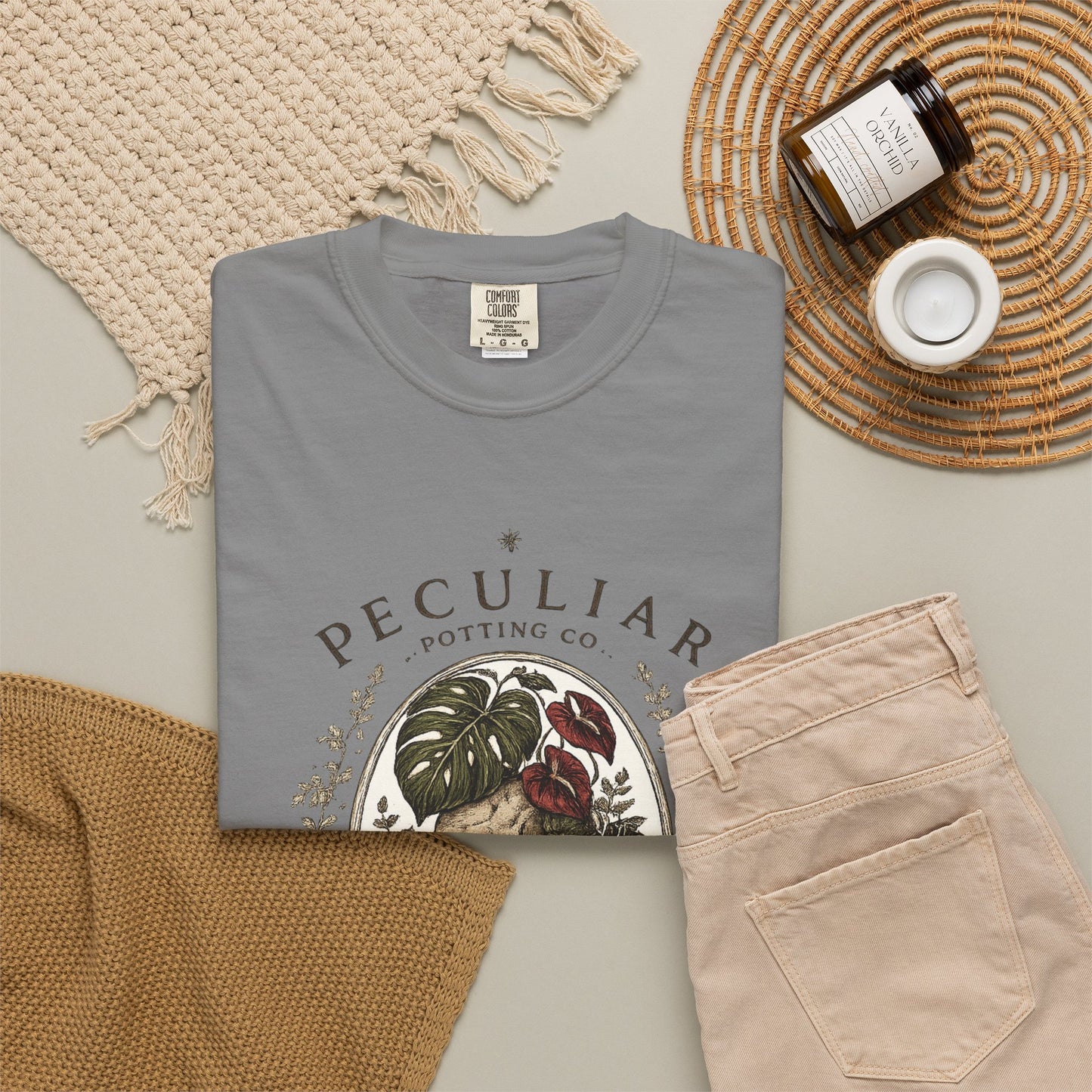 Peculiar Potting Co. 'Roots and Propagation' T-Shirt — Botanical Skull Tee