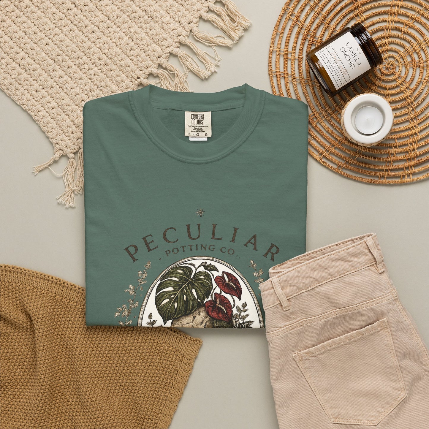 Peculiar Potting Co. 'Roots and Propagation' T-Shirt — Botanical Skull Tee