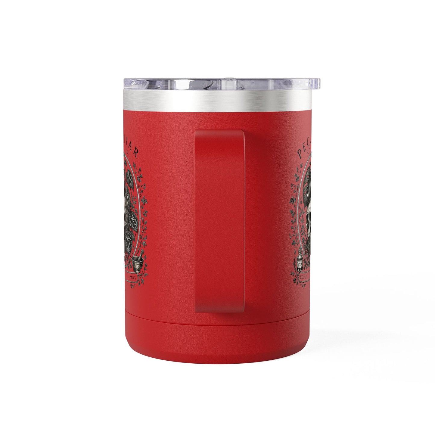 Peculiar Botanica Skull 15oz Travel Mug Tumbler