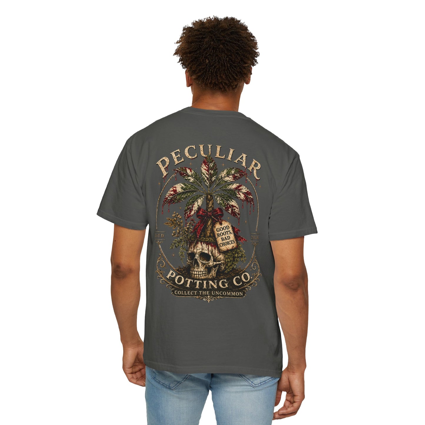 Blood Money Tree T-Shirt —  Skull & Money Tree Graphic Tee