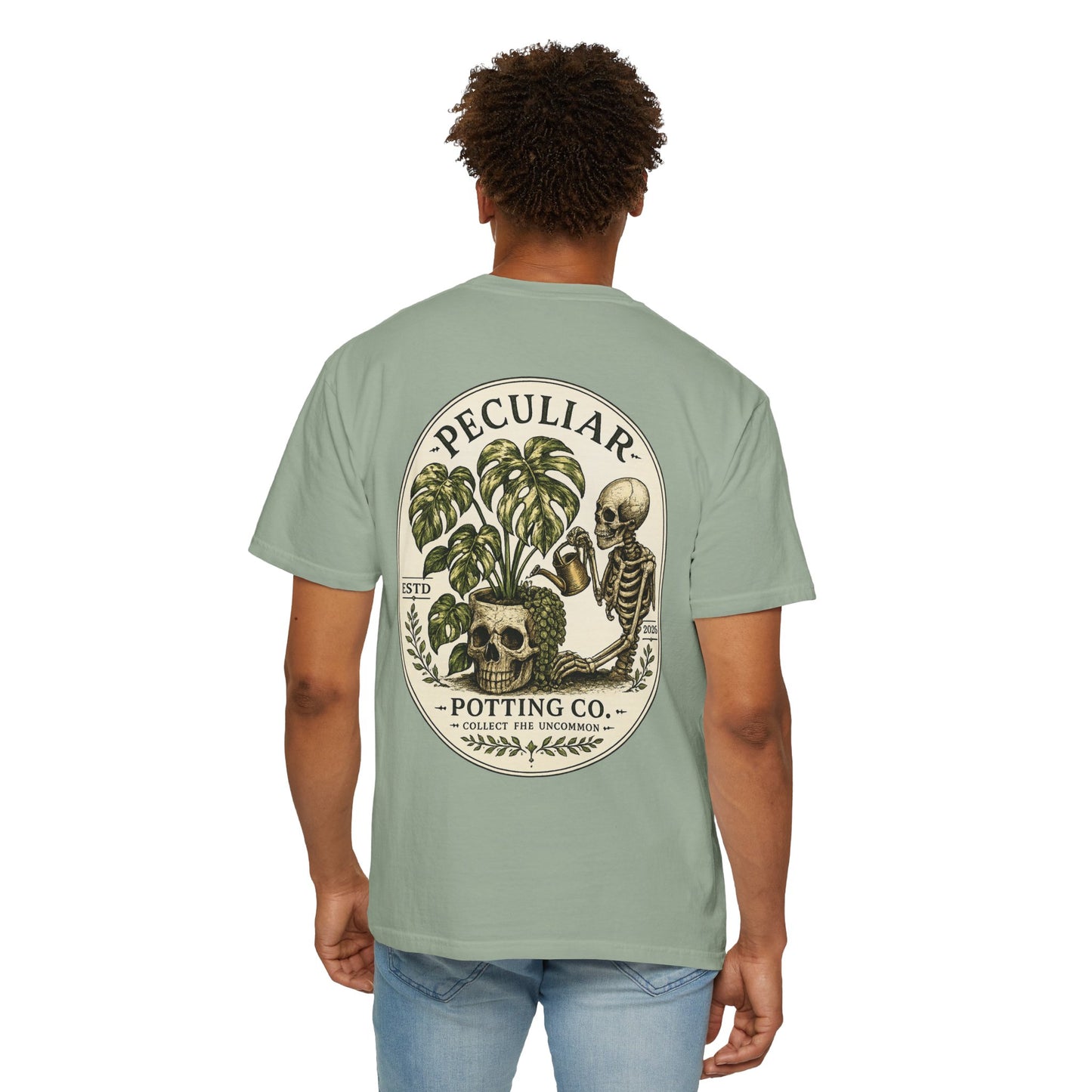 Peculiar Potting Co. Skeleton & Monstera T-Shirt