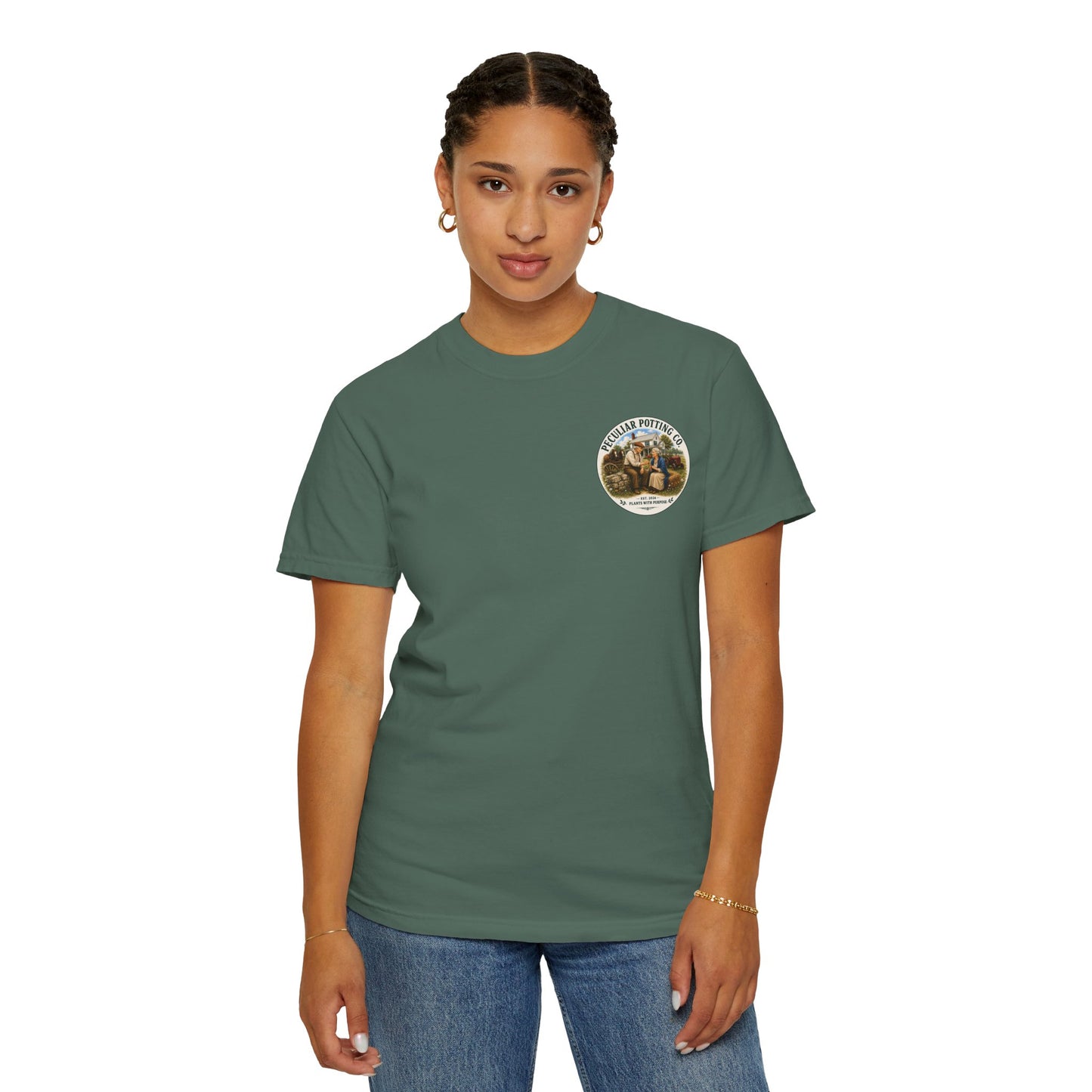 Peculiar Potting Co. T-Shirt — Vintage Gardeners "Plants With Purpose" Tee