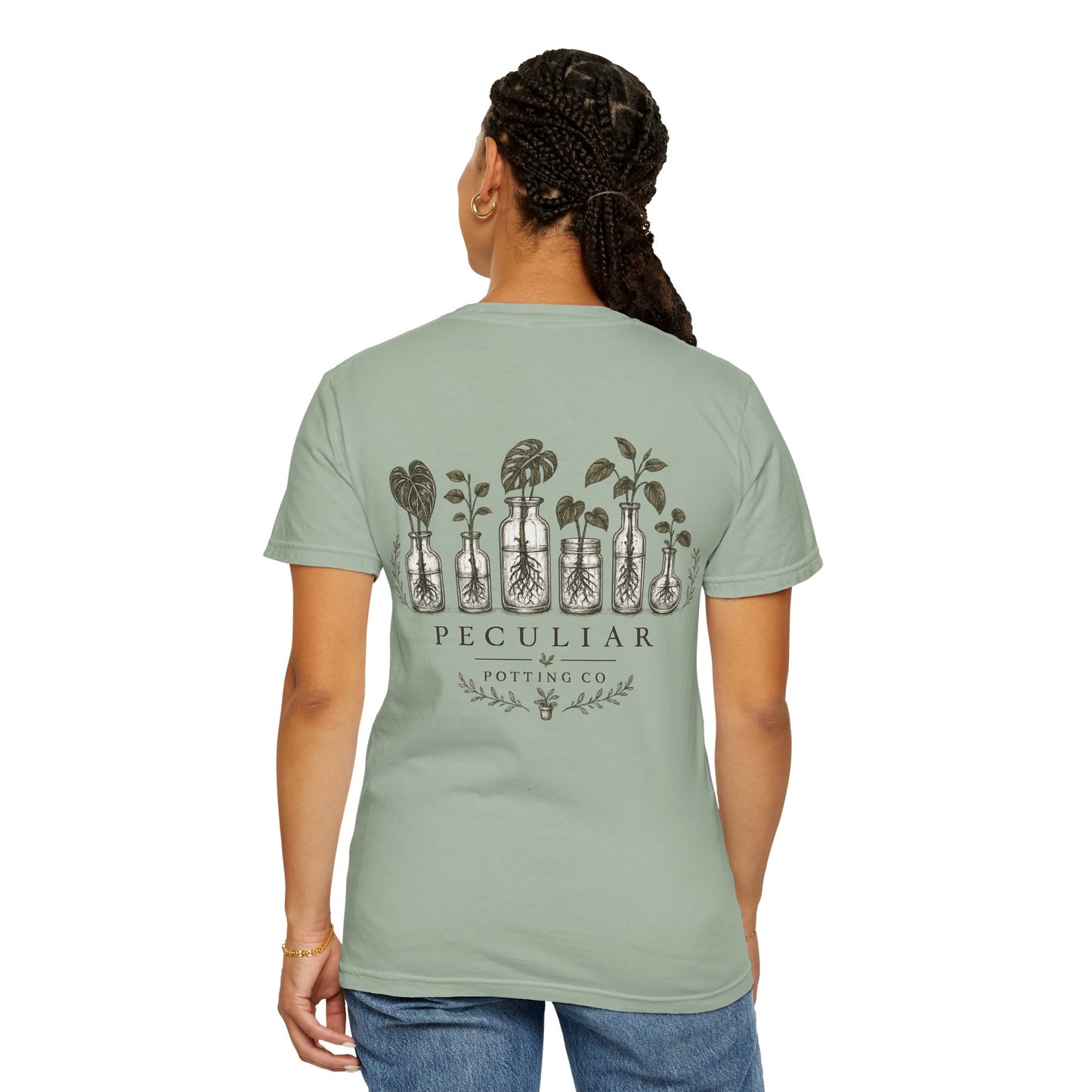Peculiar Potting Co. Rooted and Blooming  — Monstera Graphic Tee