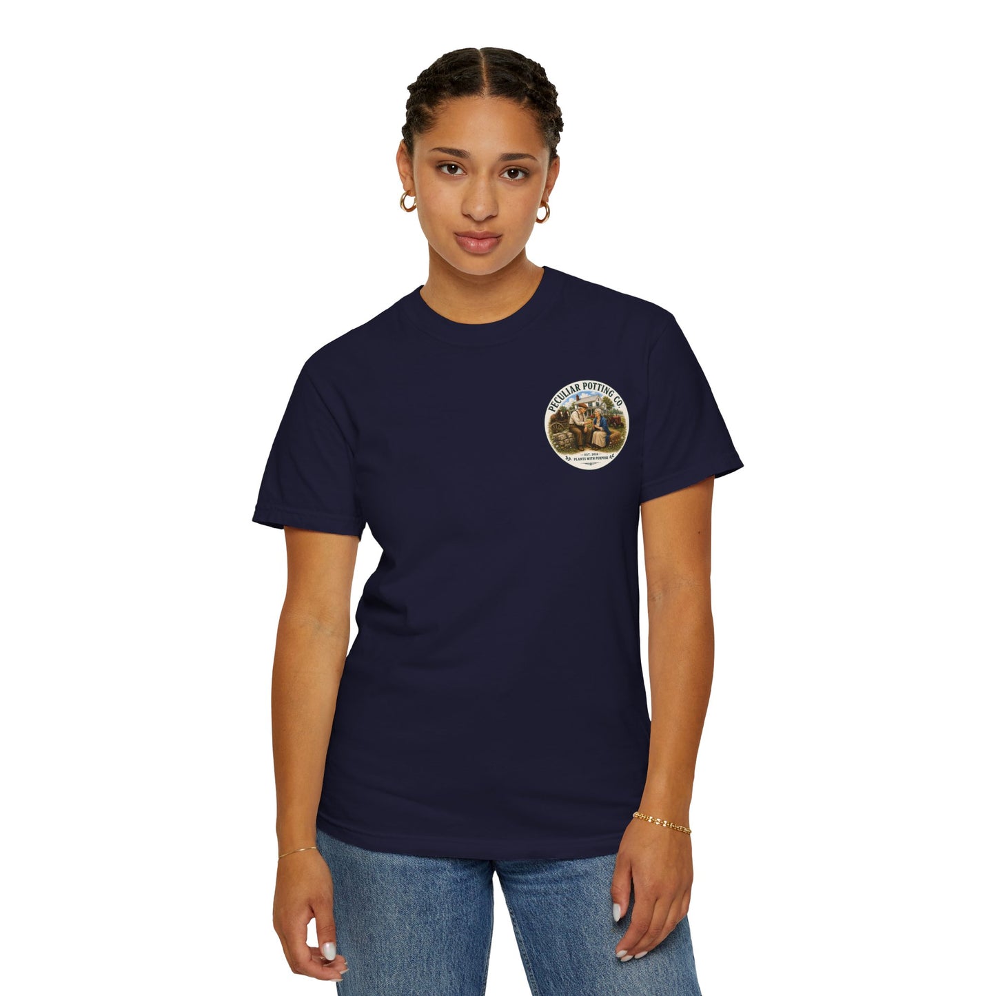 Peculiar Potting Co. T-Shirt — Vintage Gardeners "Plants With Purpose" Tee