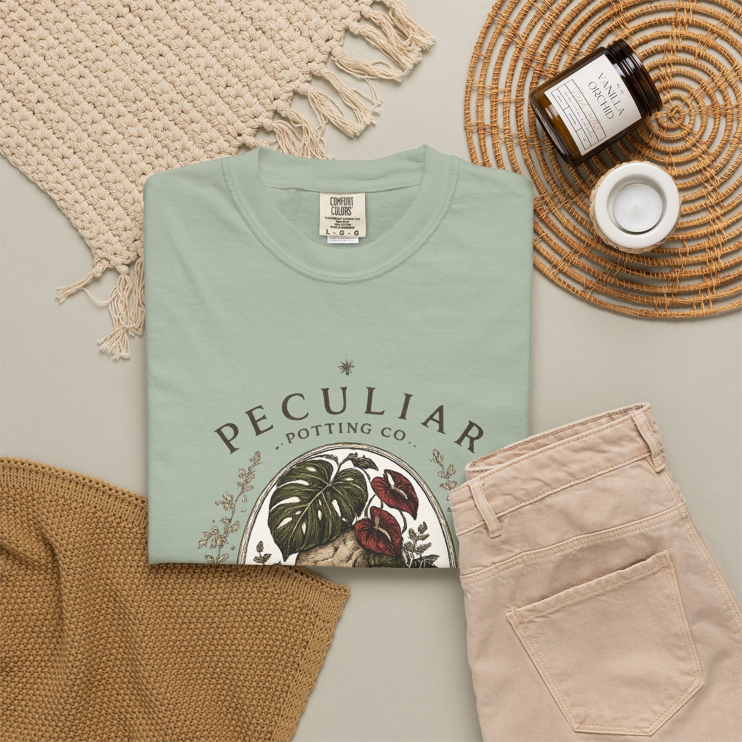 Peculiar Potting Co. 'Roots and Propagation' T-Shirt — Botanical Skull Tee