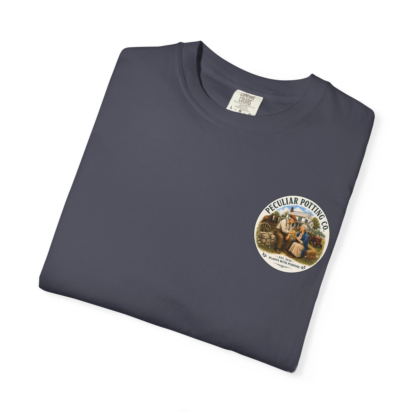 Peculiar Potting Co. T-Shirt — Vintage Gardeners "Plants With Purpose" Tee