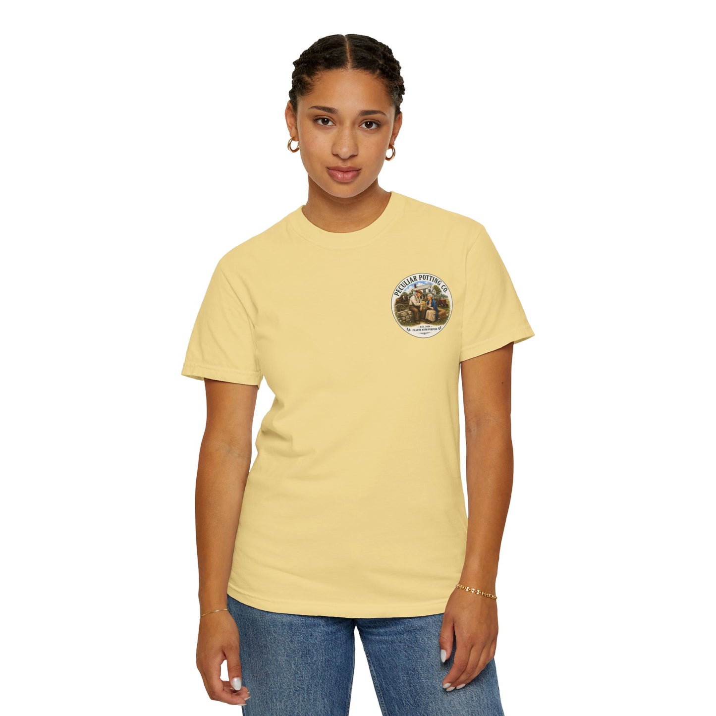 Peculiar Potting Co. T-Shirt — Vintage Gardeners "Plants With Purpose" Tee