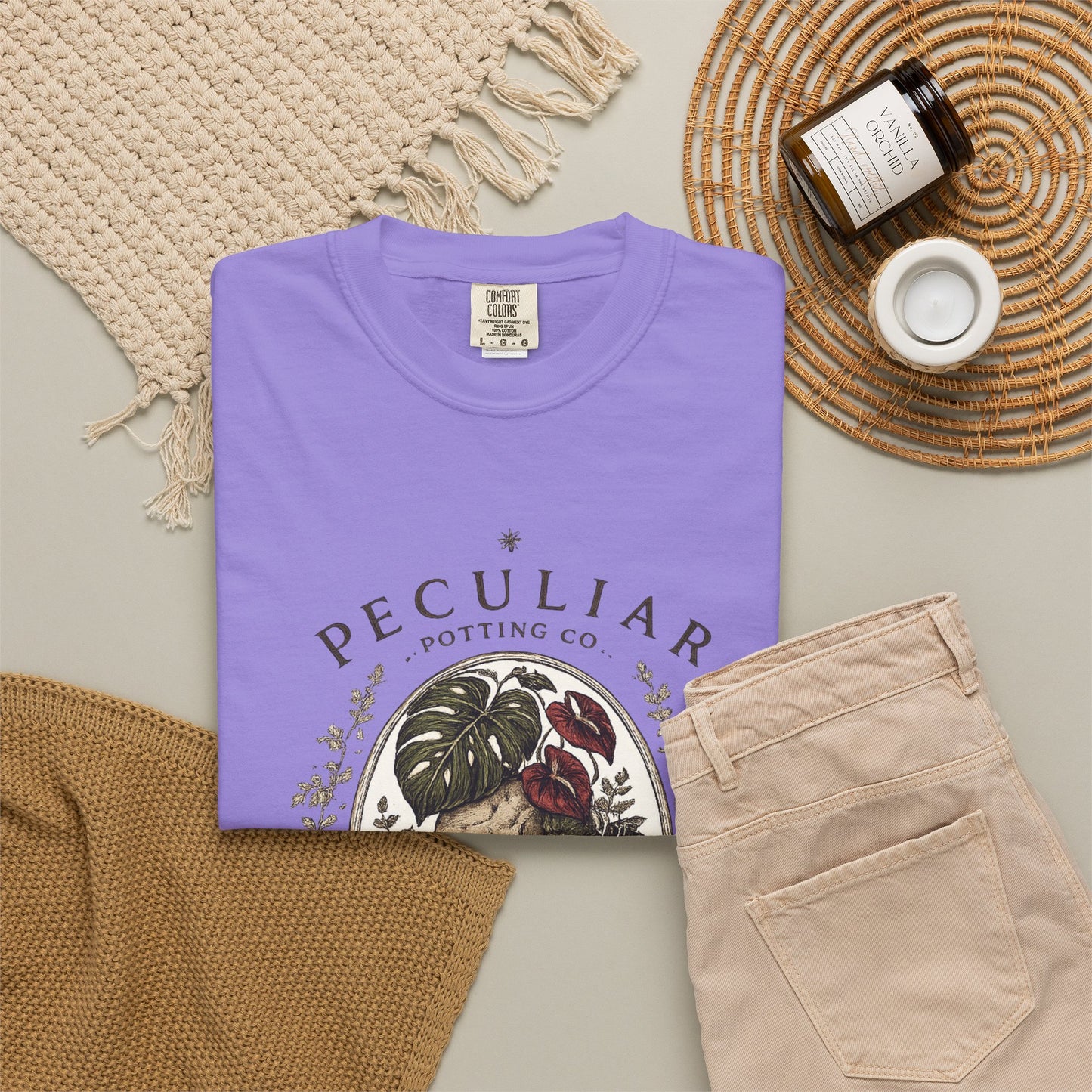 Peculiar Potting Co. 'Roots and Propagation' T-Shirt — Botanical Skull Tee