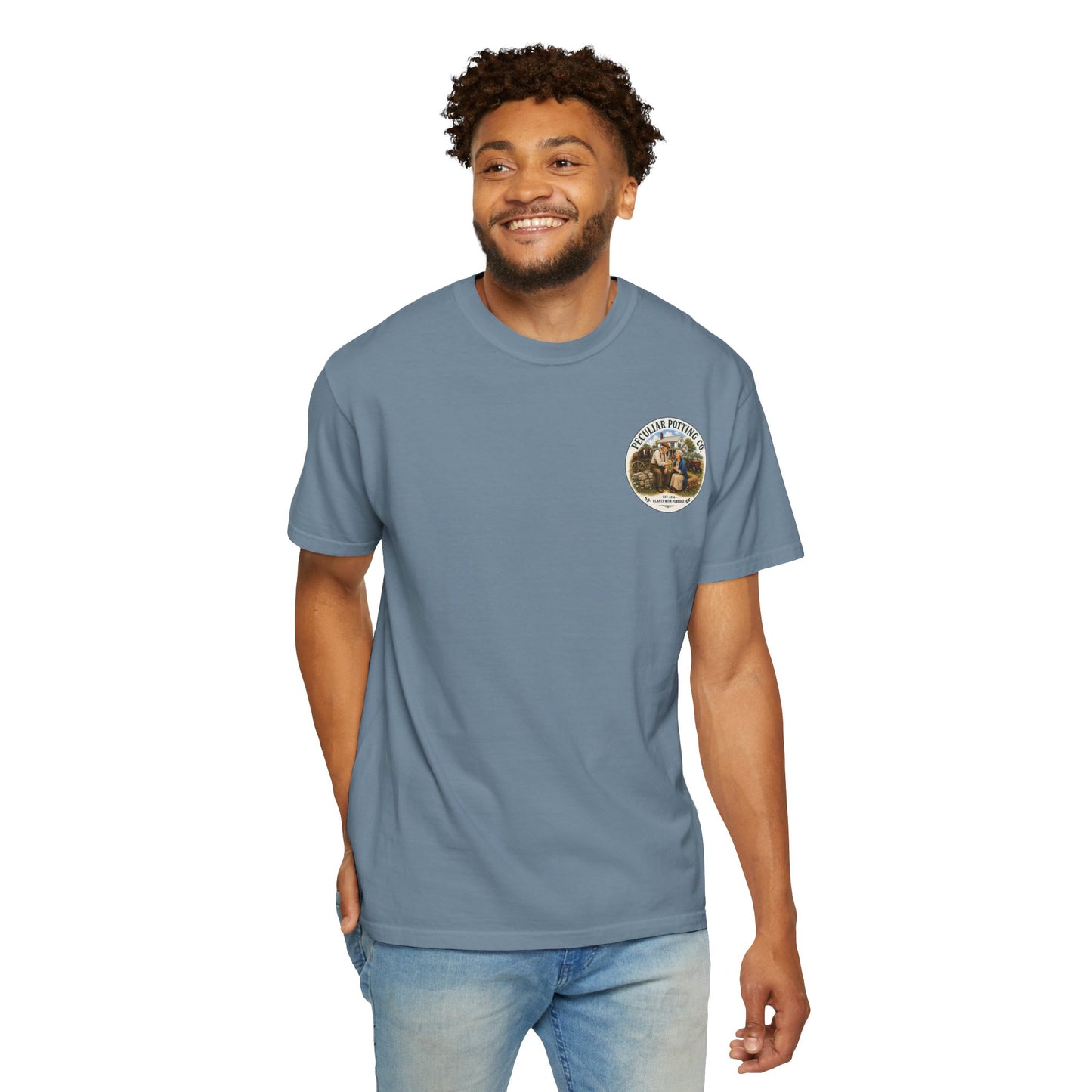 Peculiar Potting Co. T-Shirt — Vintage Gardeners "Plants With Purpose" Tee