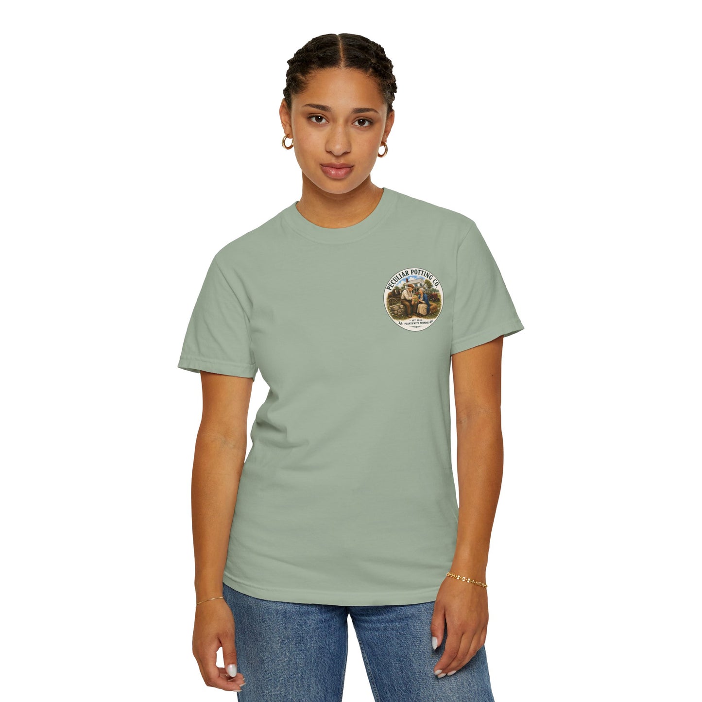 Peculiar Potting Co. T-Shirt — Vintage Gardeners "Plants With Purpose" Tee