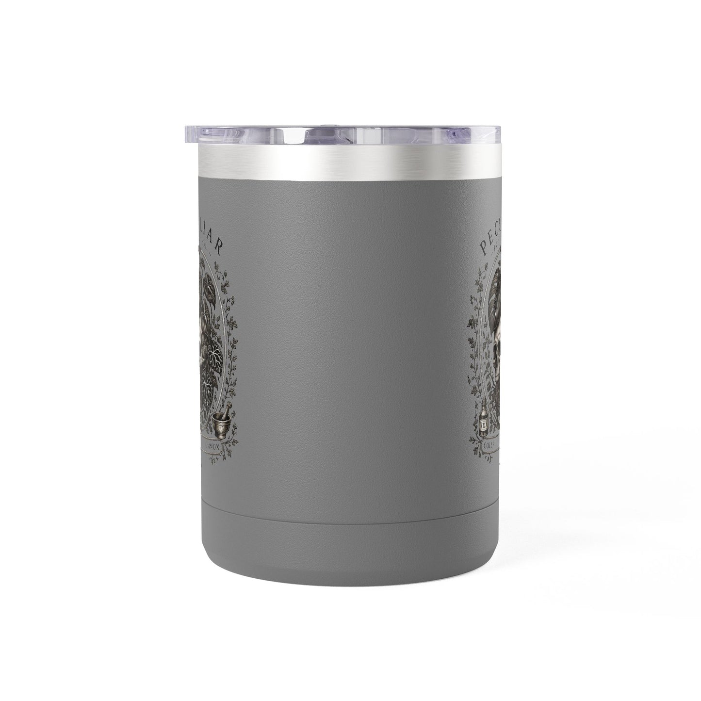 Peculiar Botanica Skull 15oz Travel Mug Tumbler