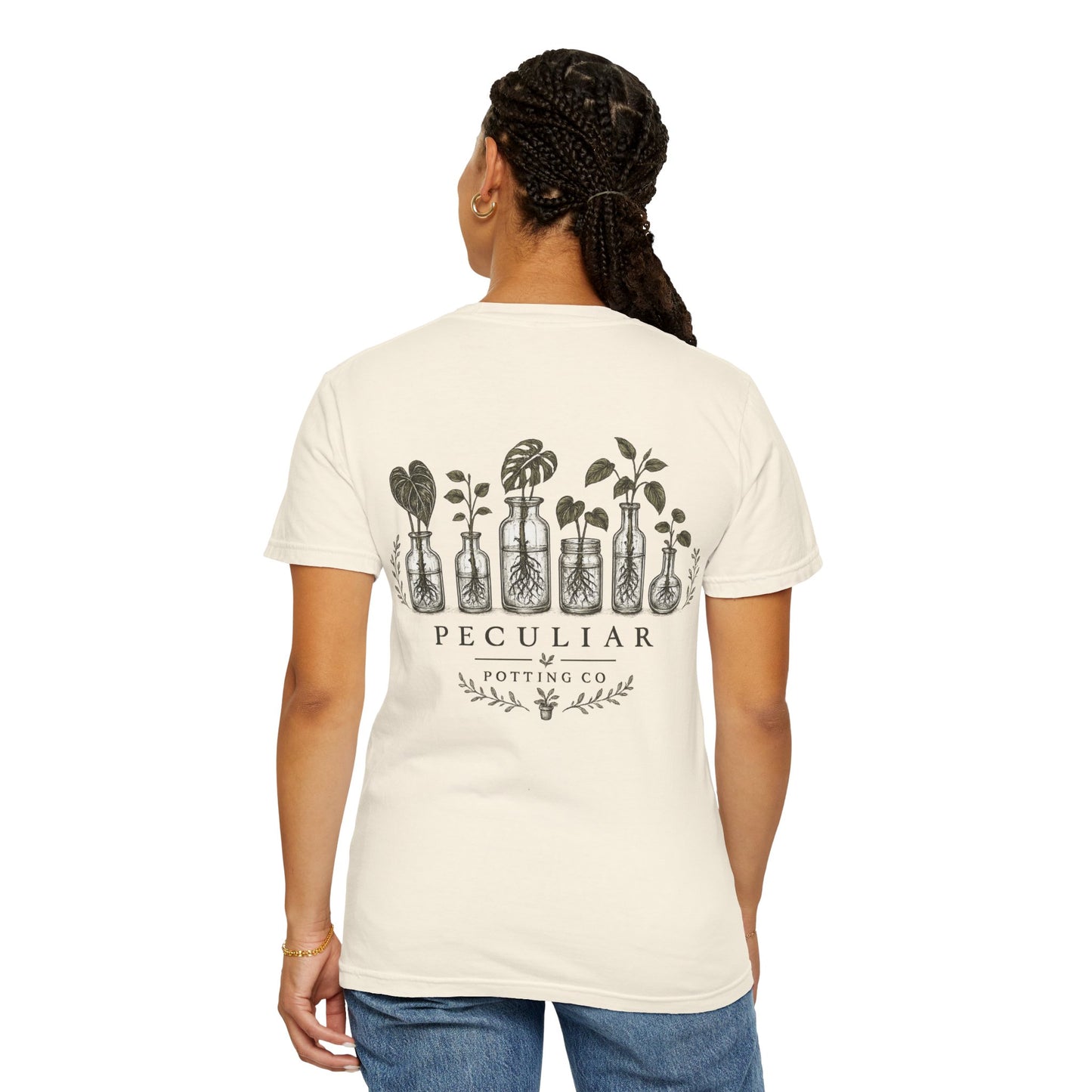 Peculiar Potting Co. Rooted and Blooming  — Monstera Graphic Tee