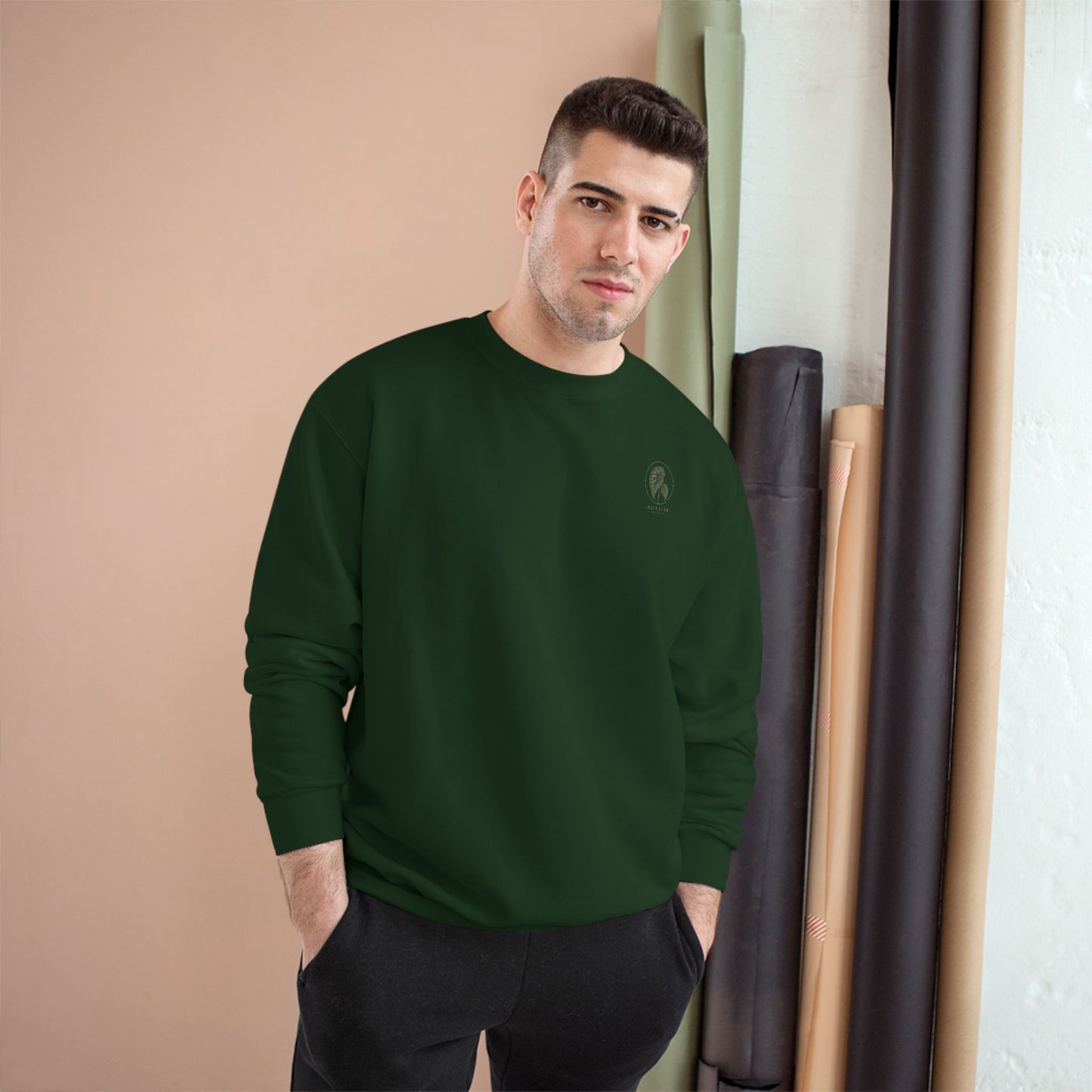 Plant Goddess Crewneck Sweatshirt — Vintage Botanical "Peculiar" Backprint