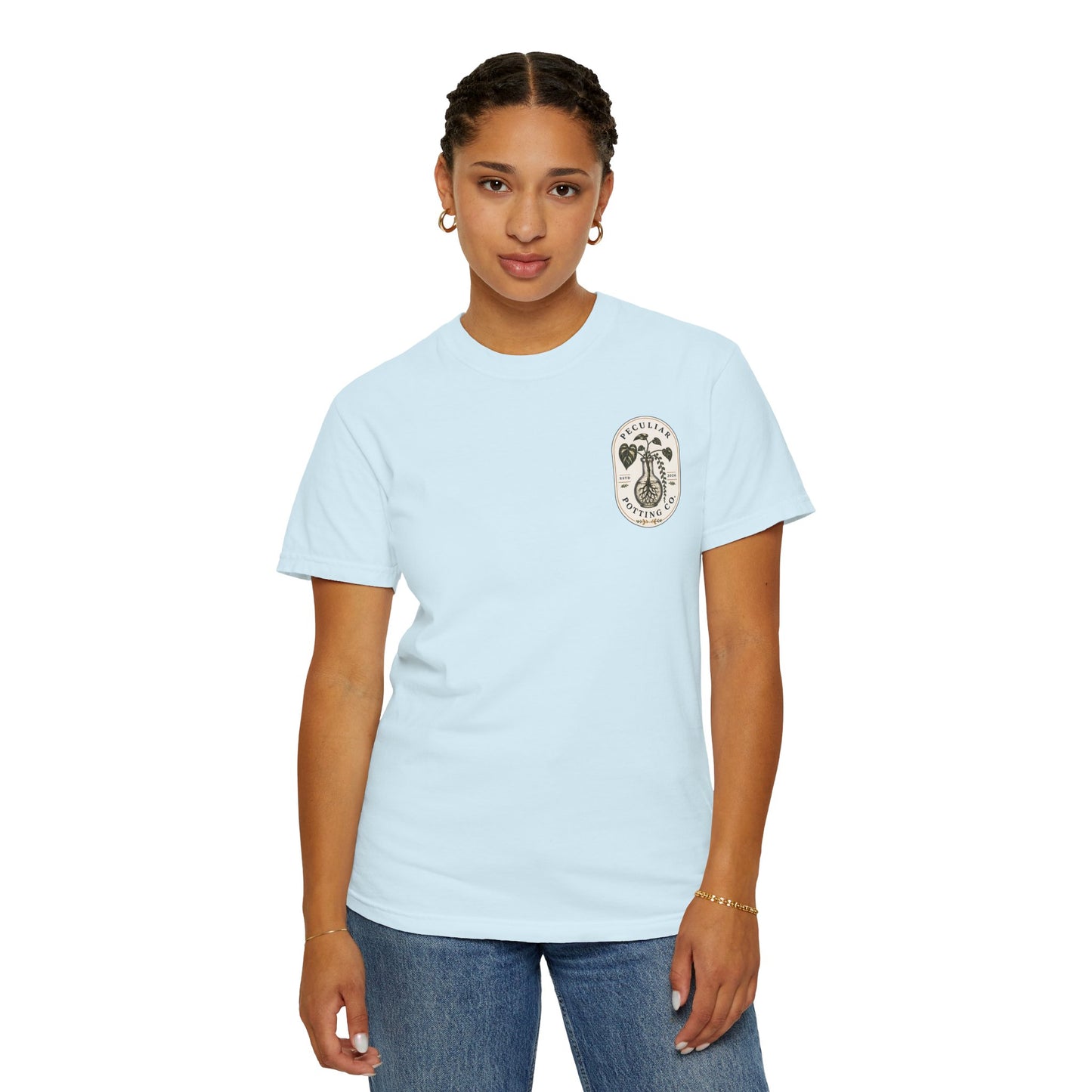 Blue Hydrangea—Rooted & Blooming Collection Graphic Tee