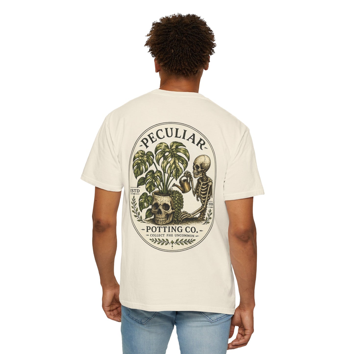 Peculiar Potting Co. Skeleton & Monstera T-Shirt