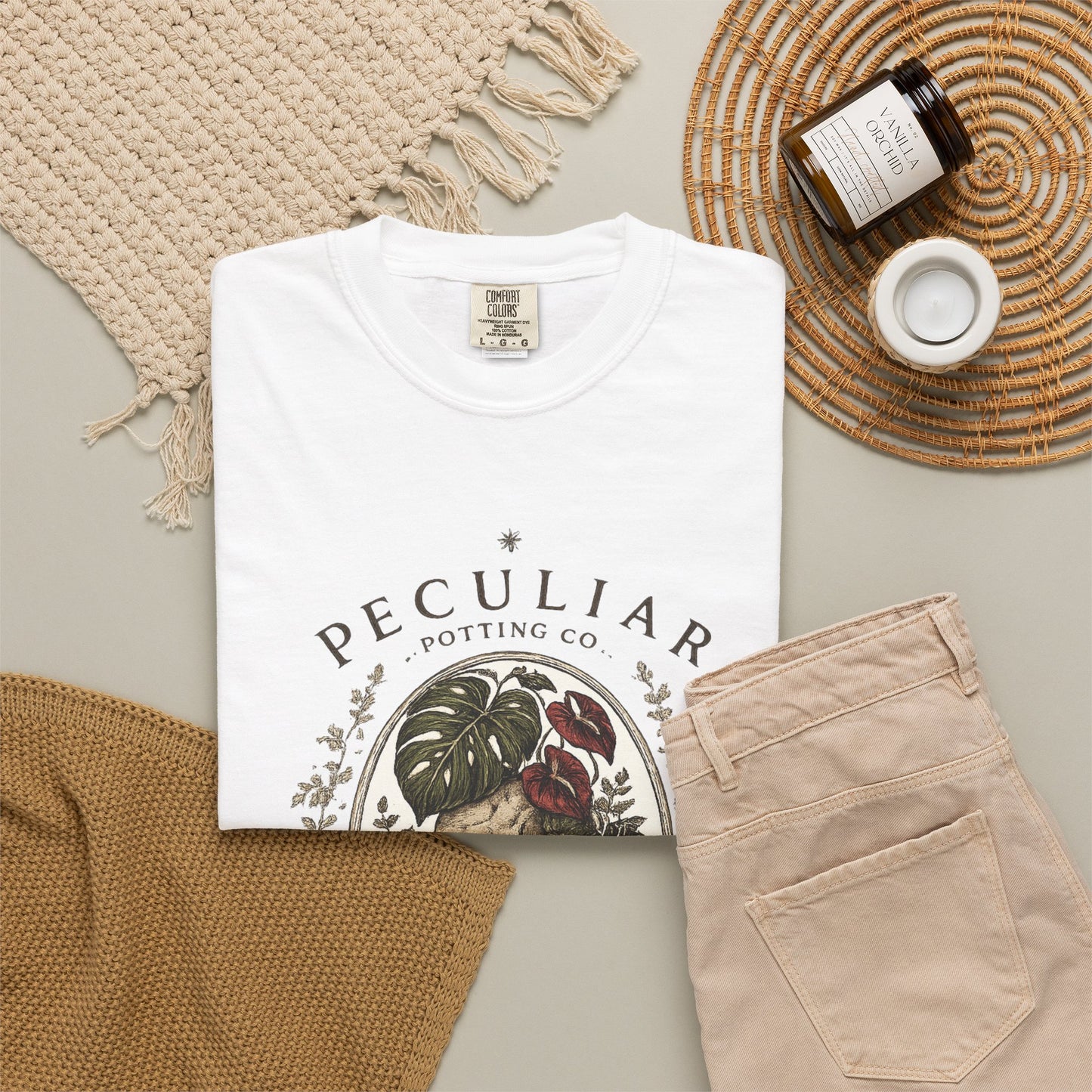 Peculiar Potting Co. 'Roots and Propagation' T-Shirt — Botanical Skull Tee