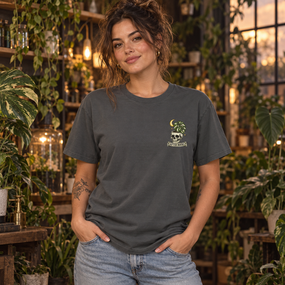 Skeleton & Monstera Tee