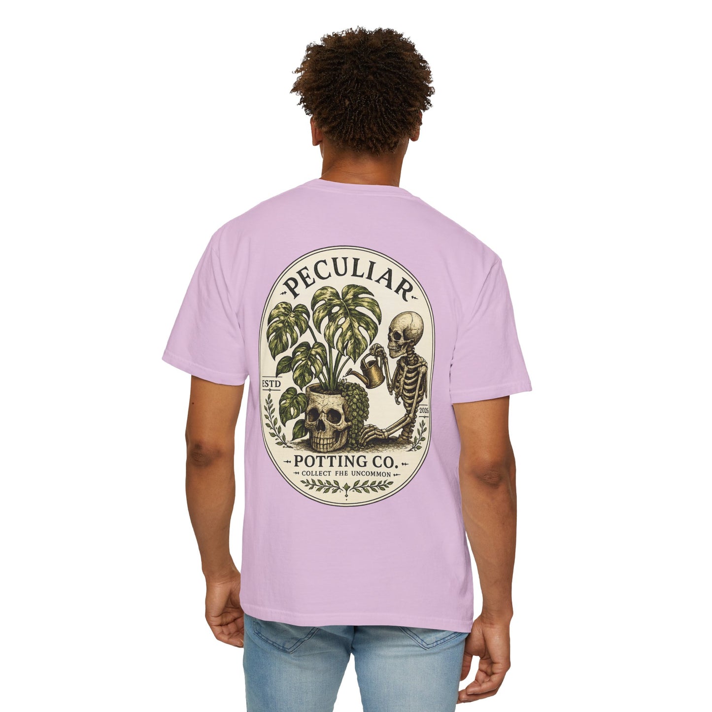 Peculiar Potting Co. Skeleton & Monstera T-Shirt