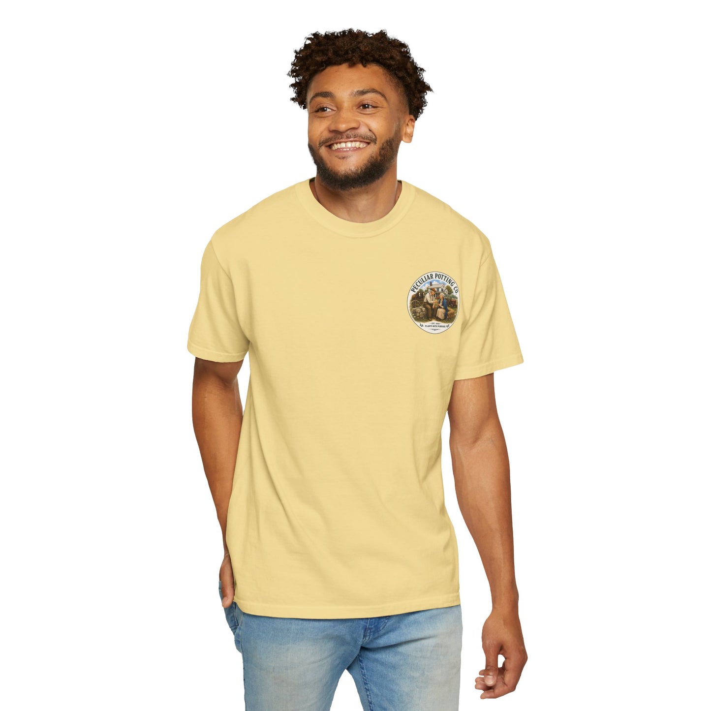 Peculiar Potting Co. T-Shirt — Vintage Gardeners "Plants With Purpose" Tee