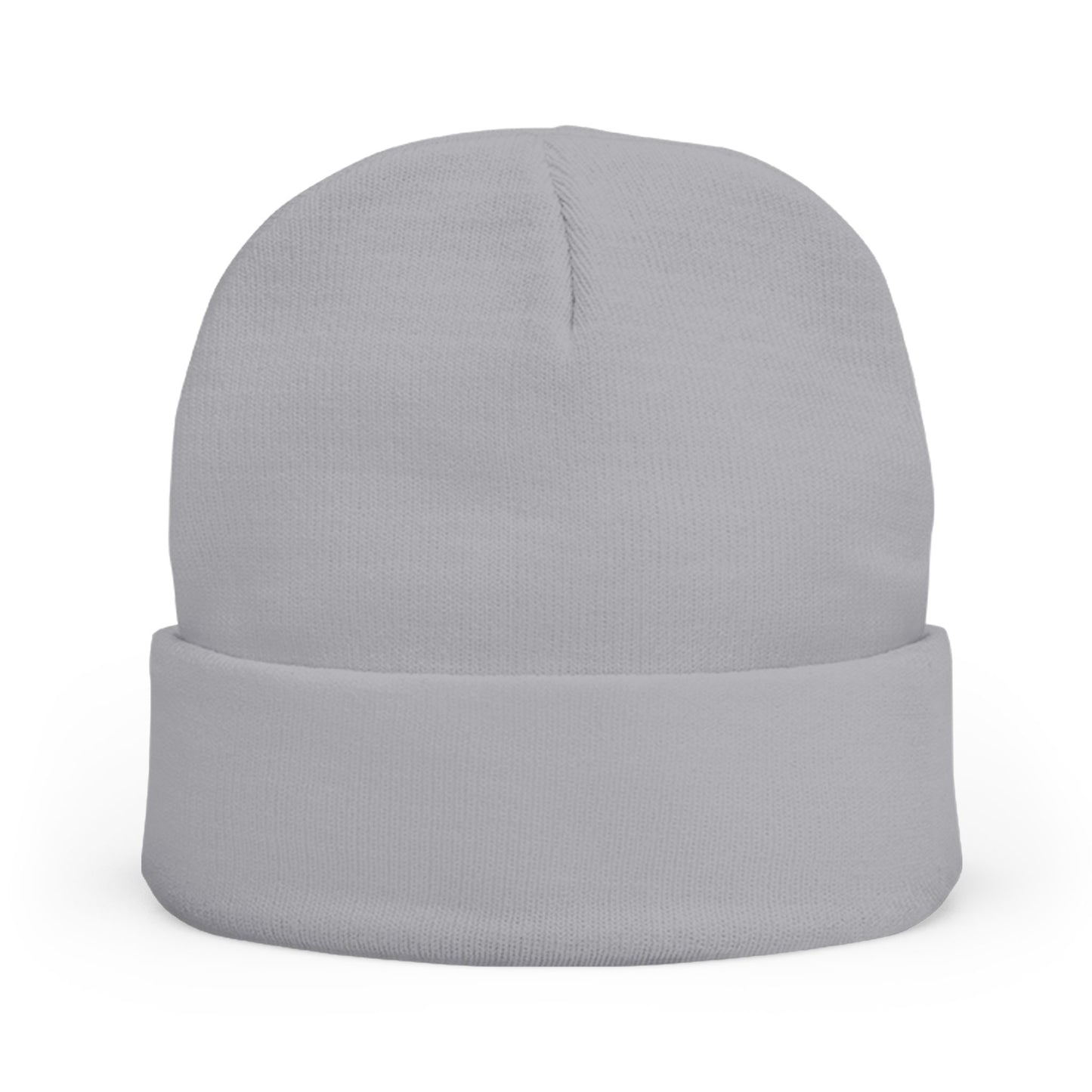 Embroidered Skull & Monstera Knit Beanie — Embroidered