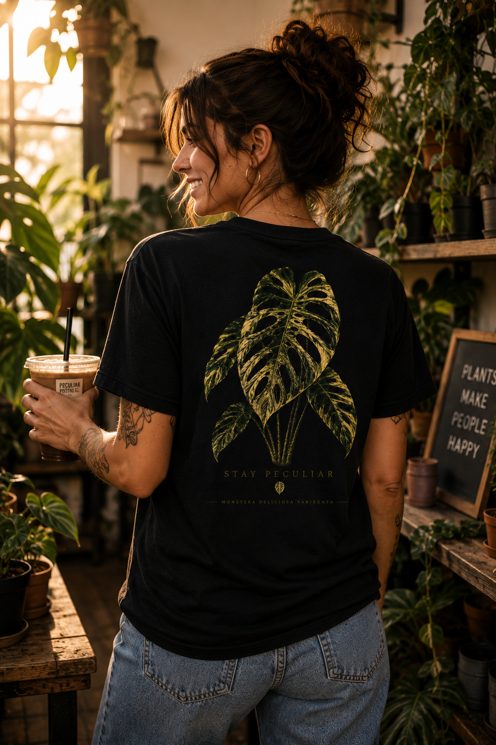 Monstera Variegata Deliciosa — Graphic Tee