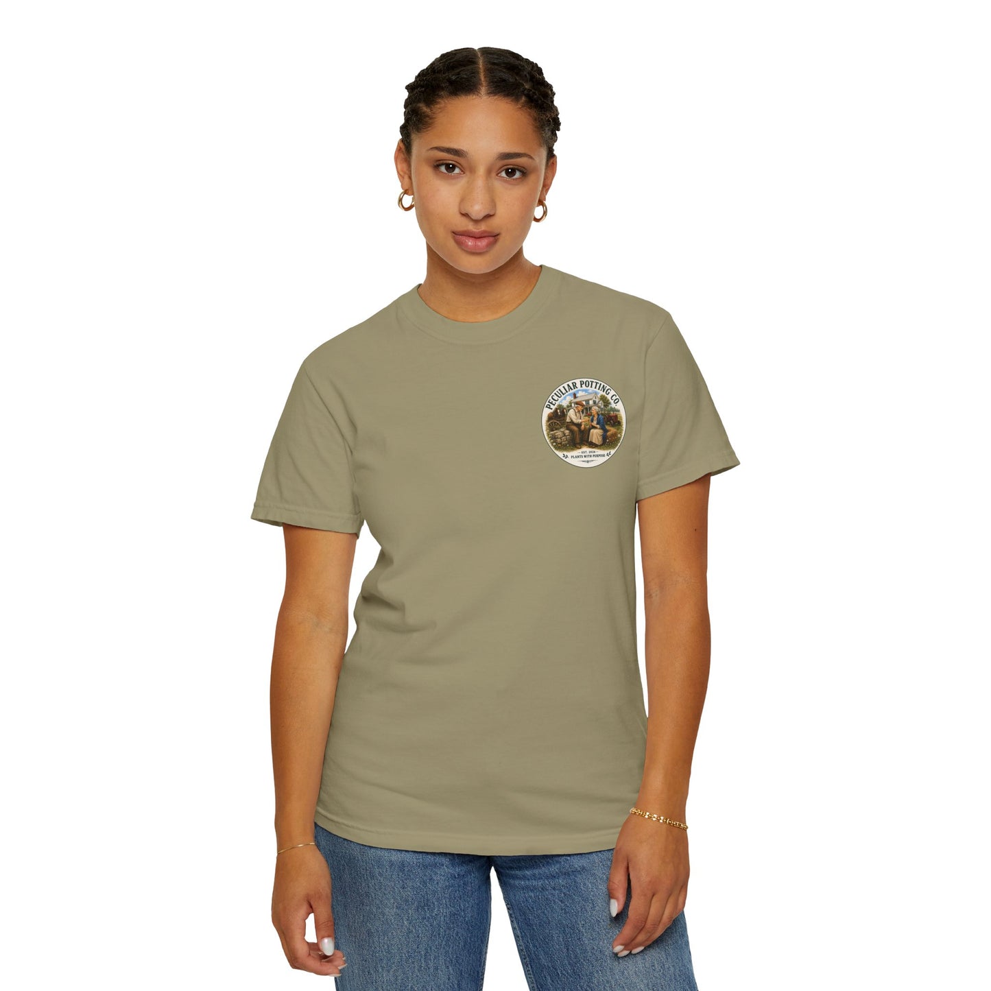Peculiar Potting Co. T-Shirt — Vintage Gardeners "Plants With Purpose" Tee