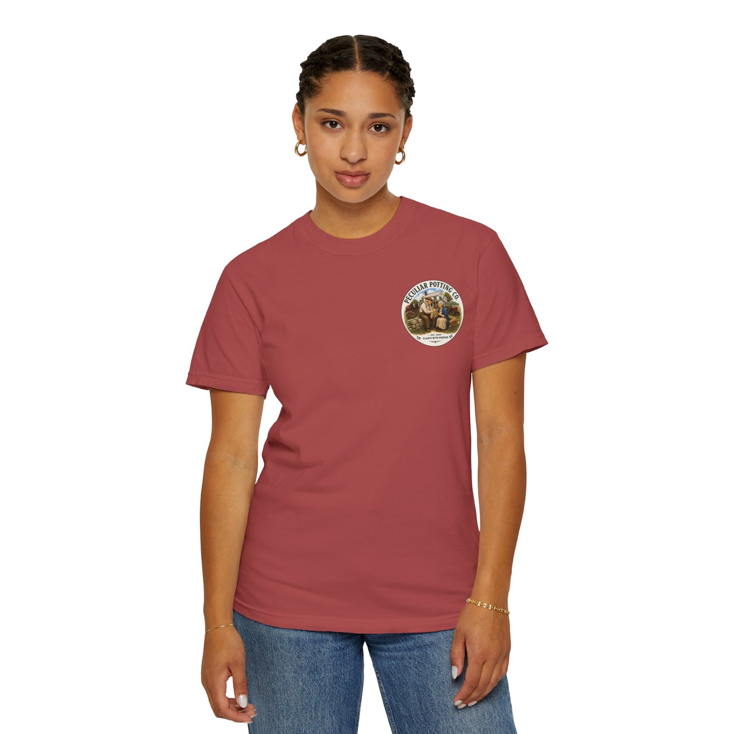Peculiar Potting Co. T-Shirt — Vintage Gardeners "Plants With Purpose" Tee