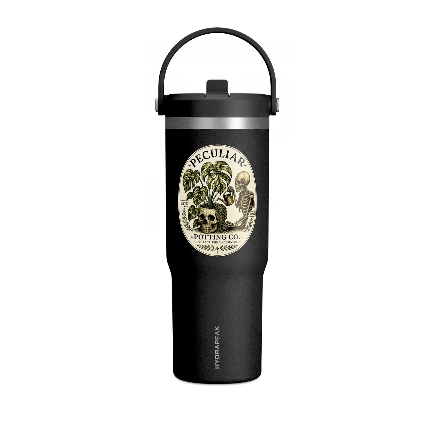 Peculiar Potting Co. 32oz Nomad Tumbler — Vintage Botanical Travel Mug